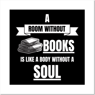 Bookworm No Books no Soul Posters and Art